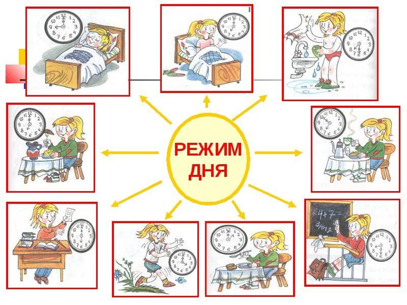 Рекомендации по режиму дня школьника